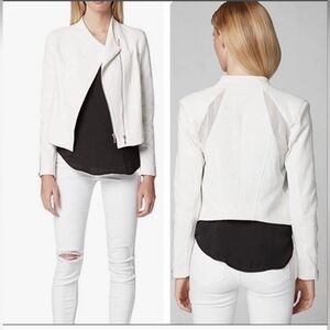 BLANKNYC white moto jacket‎ Size M